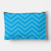 Leuk Blauw Chevron Patroon Gepersonaliseerd Potloo Etui (Achterkant)