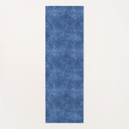 Leuk blauw denim patroon yogamat