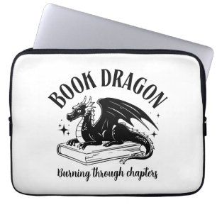 Leuk Boek Draken Fantasy Lezer Laptop Sleeve