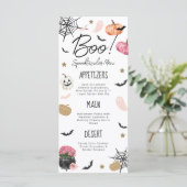 Leuk boek! Spooktacular Verjaardag Halloween Menu (Staand voorkant)