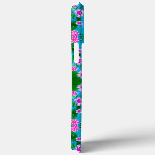 Leuk BoHo Bloemenroze Abstract Meisje Modern Case-Mate iPhone Case (Achterkant / Rechts)