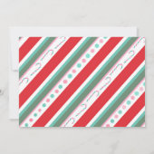 Leuk bos vrienden boom trimmen kerstfeest kaart (Achterkant)