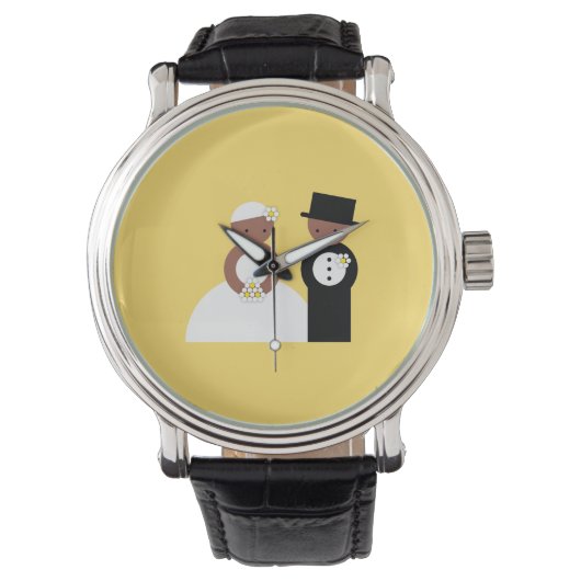 Leuk bruidspaar horloge (Voorkant)