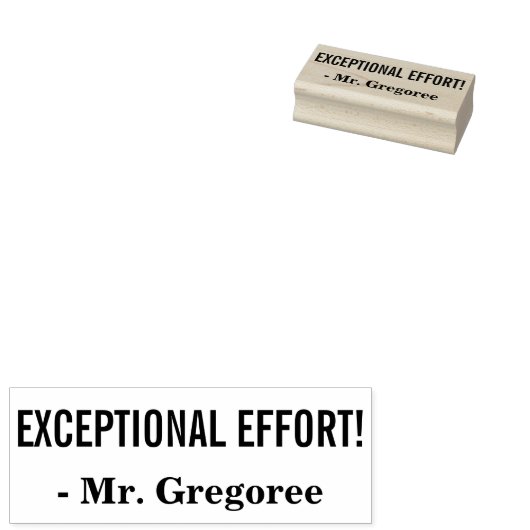 Leuk "BUITENGEWONE INSPANNING!" Educator Rubber St Rubberstempel (Gestempeld)