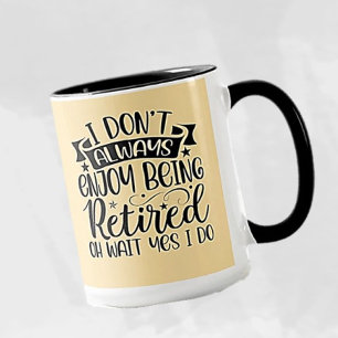 Leuk cadeau! gepensioneerde koffie-Mok Mok