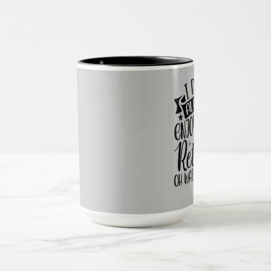 Leuk cadeau! gepensioneerde koffie-Mok Mok (Midden)