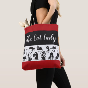Leuk cadeau! Het Cat Lady grillige Tas