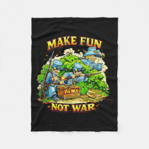 Leuk Cadeau voor de Burgeroorlog Fleece Deken