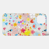 leuk cartoon-patroon Case-Mate iPhone case (Achterkant (horizontaal))