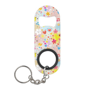 leuk cartoon-patroon mini flessenopener