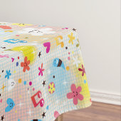leuk cartoon-patroon tafelkleed (Voorbeeld)
