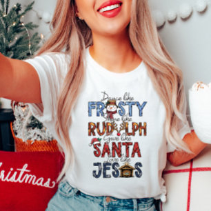 Leuk Christelijk Kerst T-shirt