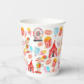 Leuk Circus Carnaval Festival Kinderen Kinder Fees Papieren Bekers (Achterkant)