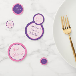 Leuk! Custom Bat Mitzvah Confetti