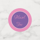 Leuk! Custom Bat Mitzvah Confetti (Kleine voorkant)