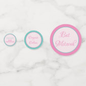 Leuk! Custom Bat Mitzvah Confetti (Achterkanten)