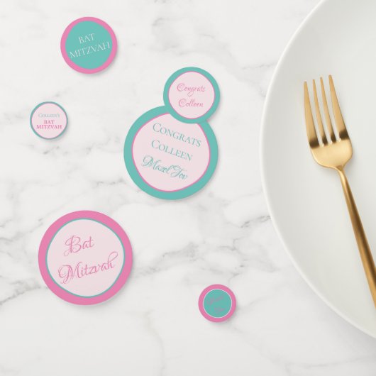 Leuk! Custom Bat Mitzvah Confetti (Groep)