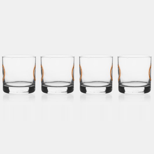 Leuk Dachshund Wiener Worst Dog Monogram Initiaal Whisky Glas (Links)