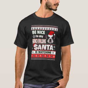 Leuk dat ik de Santa French Bulldog Dog Chri ken T-shirt