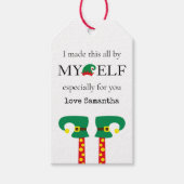 Leuk dat ik dit heb gemaakt met mijn Elf Naam  Cadeaulabel (Voorkant)