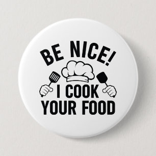 Leuk dat ik je eten heb meegenomen ronde button 7,6 cm
