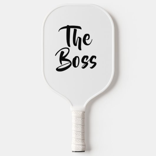 LEUK, DE BAAS PICKLEBALL PADDLE (Voorkant)