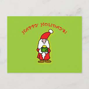 Leuk de Weinig Kerstman op Kleding en Giften Feestdagenkaart