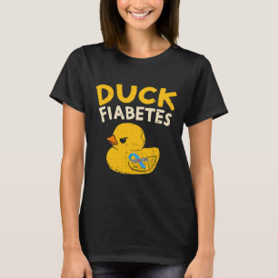 Leuk Diabetes Bewustzijn Ik Duck Diabetes I Cool R T-shirt