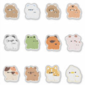 Leuk dier met pluche sticker (Voorkant)