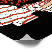 Leuk dit seizoen Design Kerstboom taarten Deb Poster (Hoek)