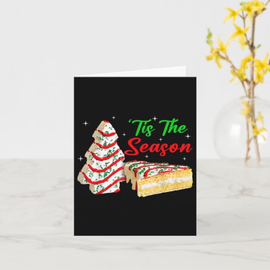 Leuk dit seizoen Kerstboom taarten Debbie Kaart (Gele Bloem)