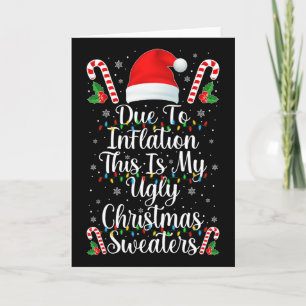 Leuk Door Inflatie Lelijke Kersttrui Voor Mannen V Kaart