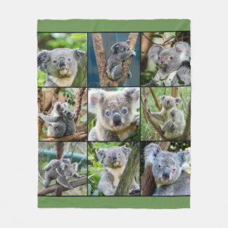 Leuk draag Collage Fleece Deken