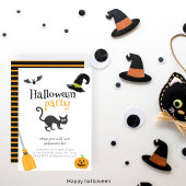 Leuk eenvoudig Halloween feest Kaart