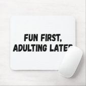 Leuk eerst volwassen later muismat (Met muis)