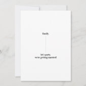 Leuk eigenzinnig ontwerp Sla de datum bruiloft upd Kaart (Voorkant)