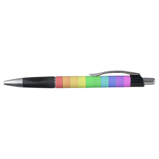  Leuk Elegant Kleurrijke Regenboog Strepen Pen (Bovenkant)