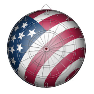 Leuk en cool Wereldbol van Patriotic American Flag Dartbord