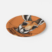 "Leuk en eenvoudig kangoeroe print ontwerp voor pa Papieren Bordje (Gekanteld)