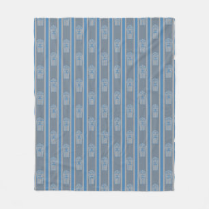 Leuk en Fancy Blauw Grijs Popcorn Fleece Deken