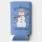 Leuk en Fancy Het is allemaal Cool Snowman Detecti (Achterkant)