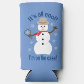 Leuk en Fancy Het is allemaal Cool Snowman Detecti (Voorkant)