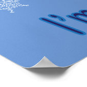 Leuk en Fancy Het is allemaal Cool Snowman Detecti Poster (Hoek)