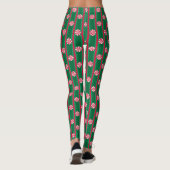 Leuk en Fancy Kerst Peppermint Snoep Leggings (Achterkant)