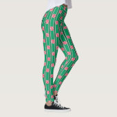 Leuk en Fancy Kerst Peppermint Snoep Leggings (Rechts)