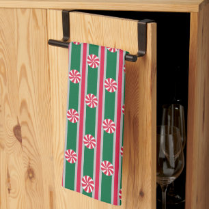 Leuk en Fancy Kerst Peppermint Snoep Theedoek