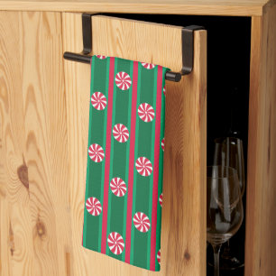 Leuk en Fancy Kerst Peppermint Snoep Theedoek