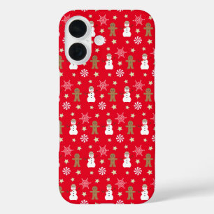 Leuk en Fancy kerstfeest iPhone 16 Hoesje