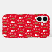 Leuk en Fancy kerstfeest Case-Mate iPhone Case (Achterkant (horizontaal))