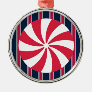 Leuk en Fancy pepermunt Snoep Metalen Ornament